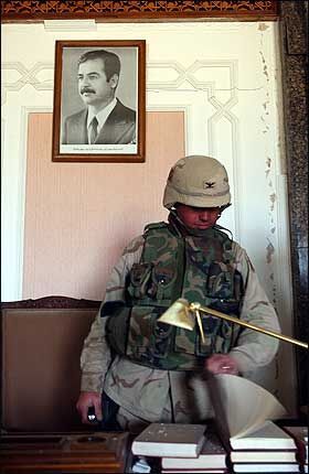 Inside Saddam's palace