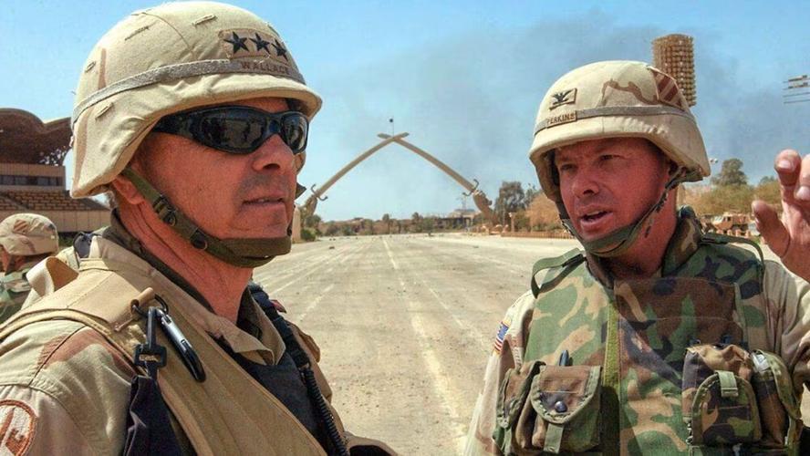 Then-Col. David Perkins in Iraq