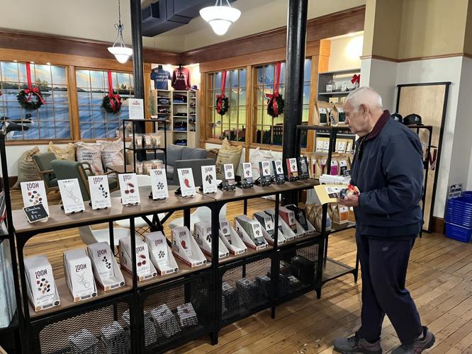 Shopping at Loon Chocolate