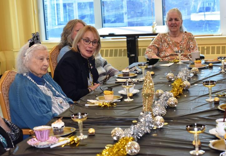 Female trailblazers at NH Veterans Home welcome in the New Year with tea and a toast