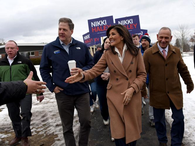 Haley at Hampton polls