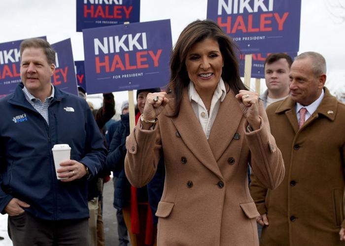 Haley at Hampton polls