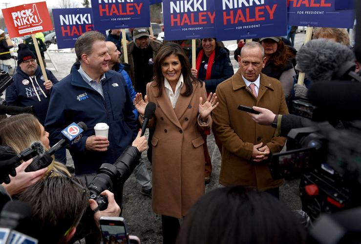 Haley at Hampton polls